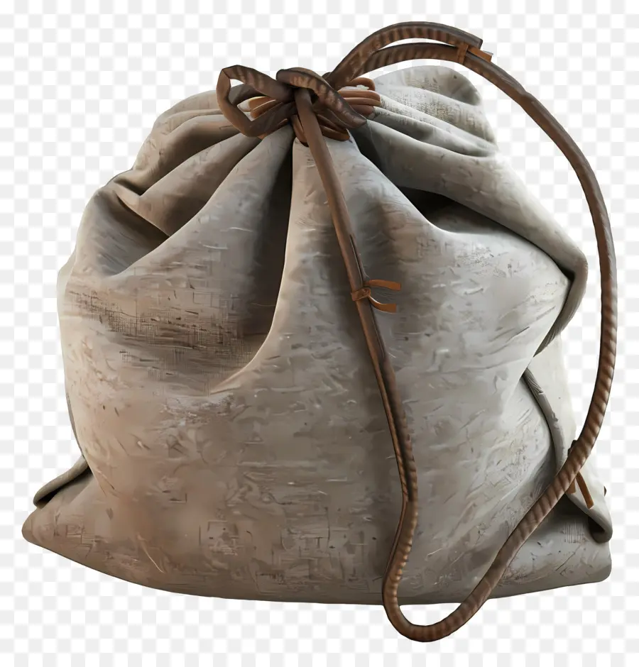 Saco De Bindle，Saco De Tecido Bege PNG