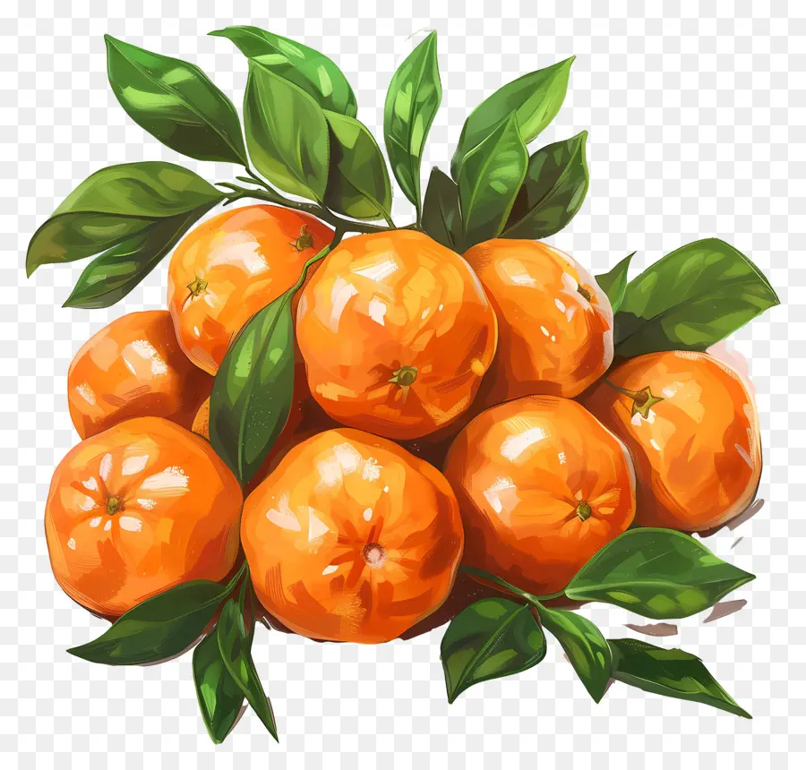 Clementinas，Laranja PNG