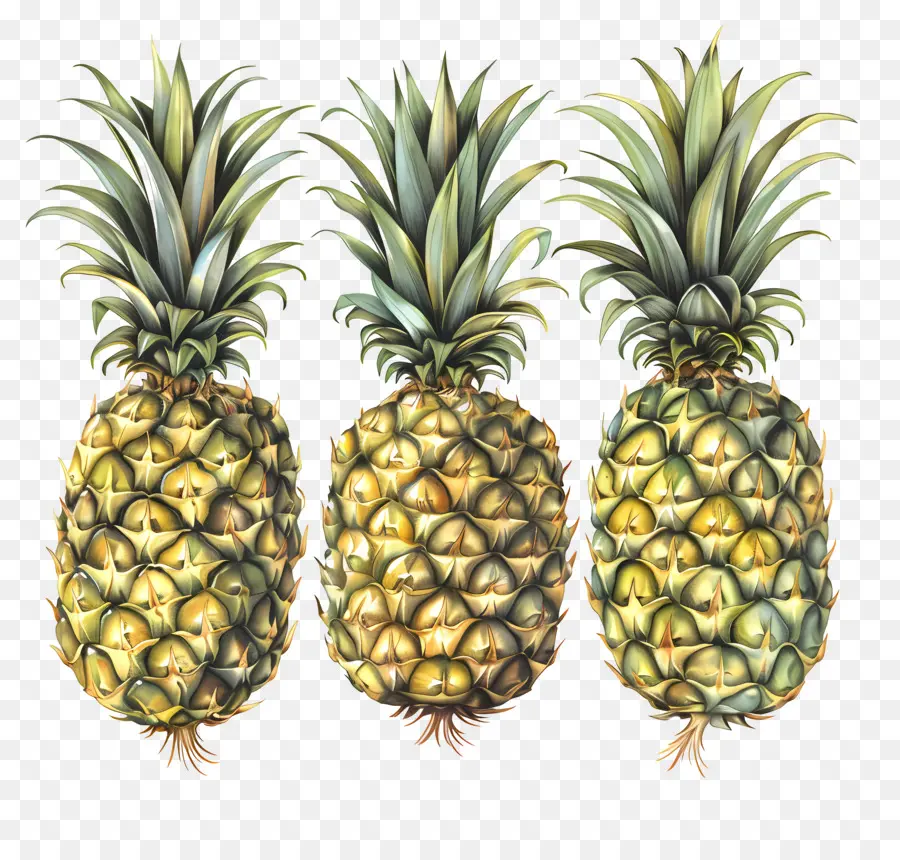 Pineapples，Abacaxi PNG