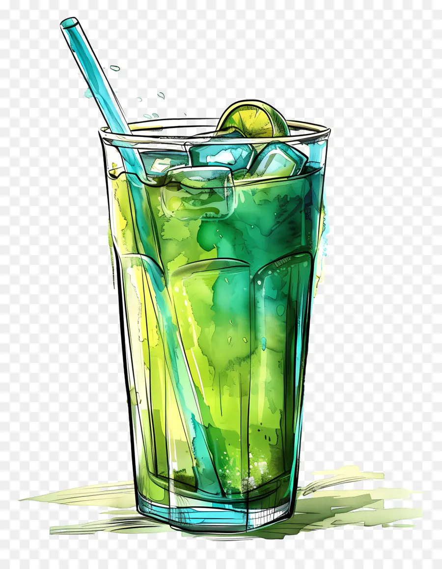 Bebida Fria，Bebida Verde PNG