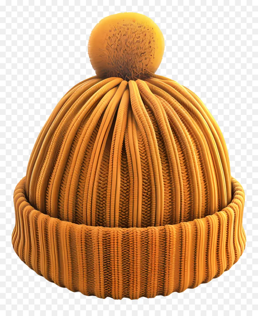 O Chapéu Do Beanie，Gorro Amarelo PNG