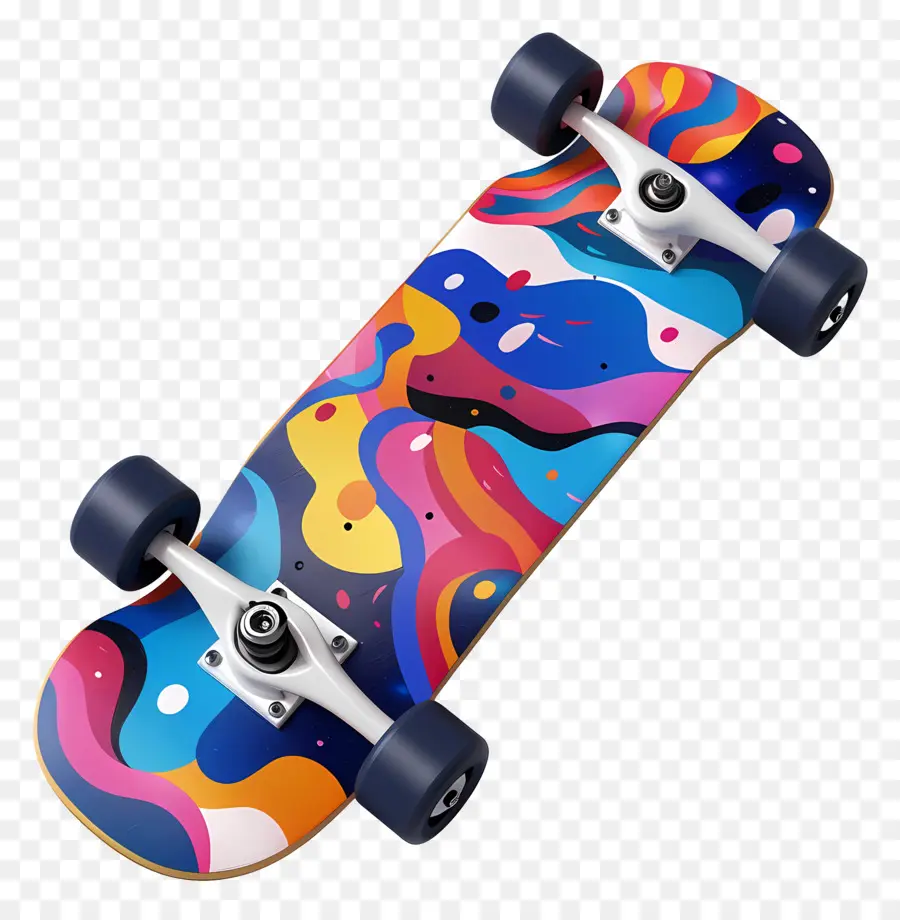Skate，Colorido PNG
