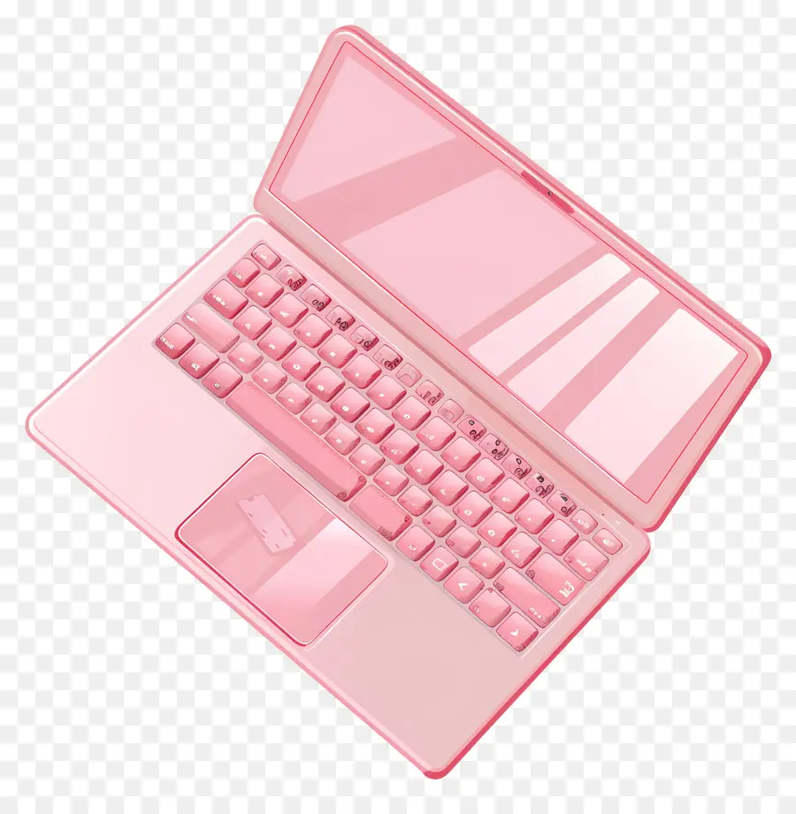 Computador Portátil，Portátil Rosa PNG