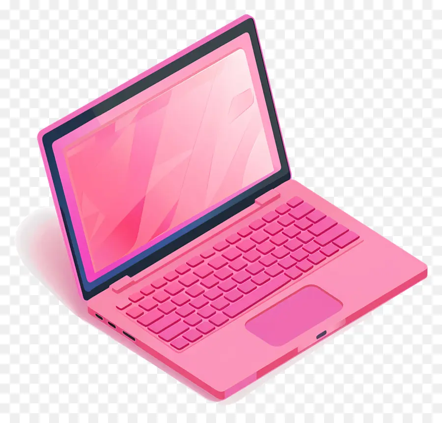 Laptop，Cor De Rosa Do Portátil PNG