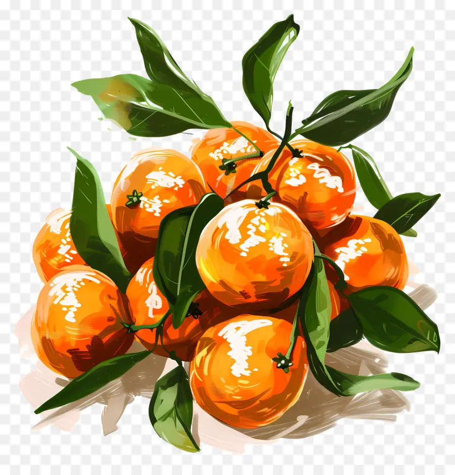 Clementinas，Laranjas PNG