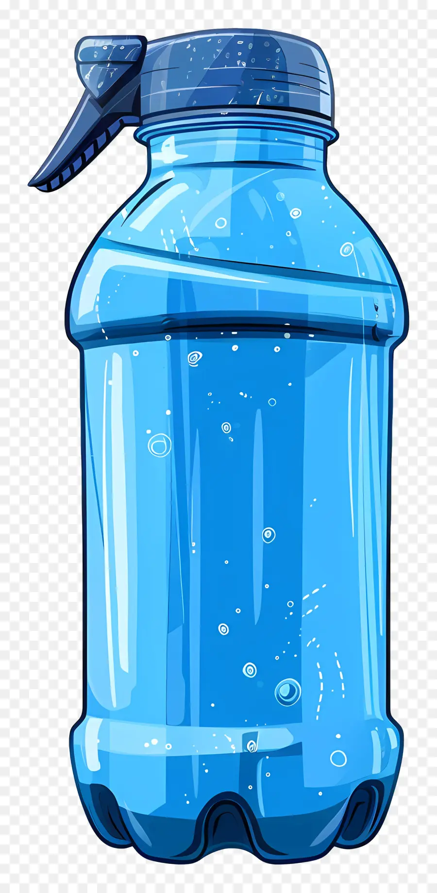 Garrafa De água De，Azul Garrafa De Plástico PNG