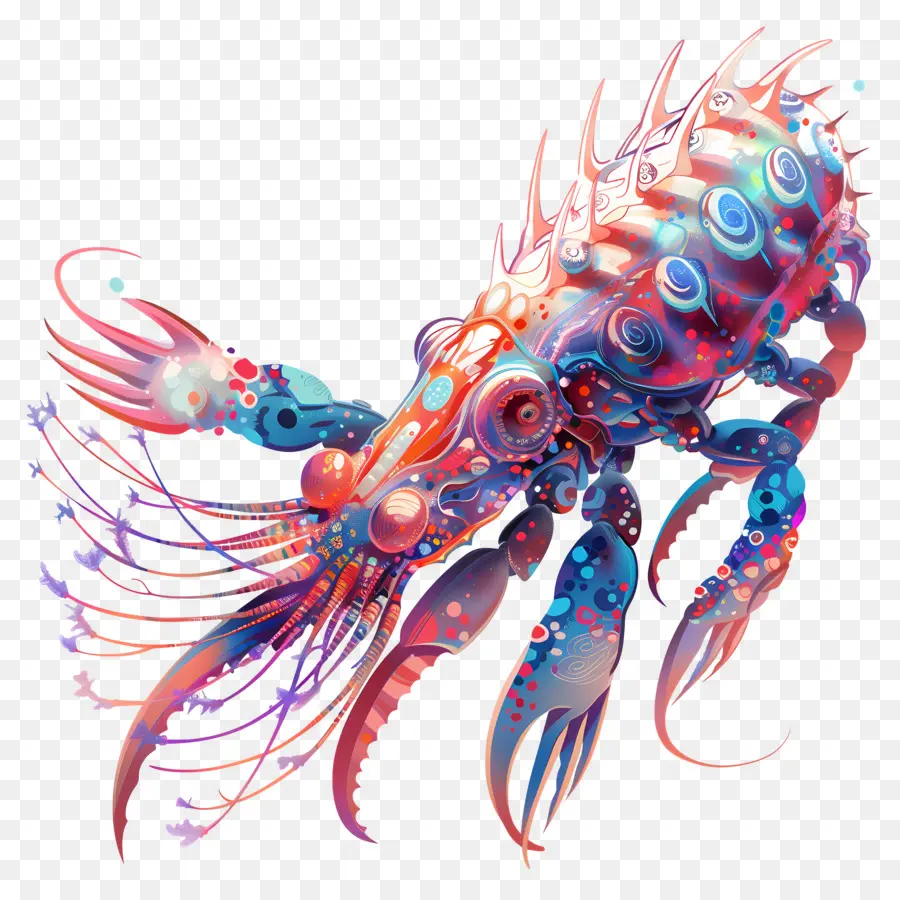 As Criaturas Do Mar，Renderização Em 3d PNG