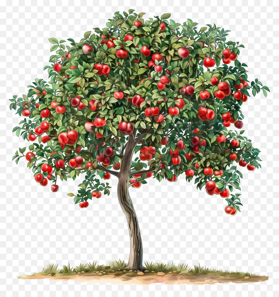 árvore De Maçã，Maçã Vermelha PNG