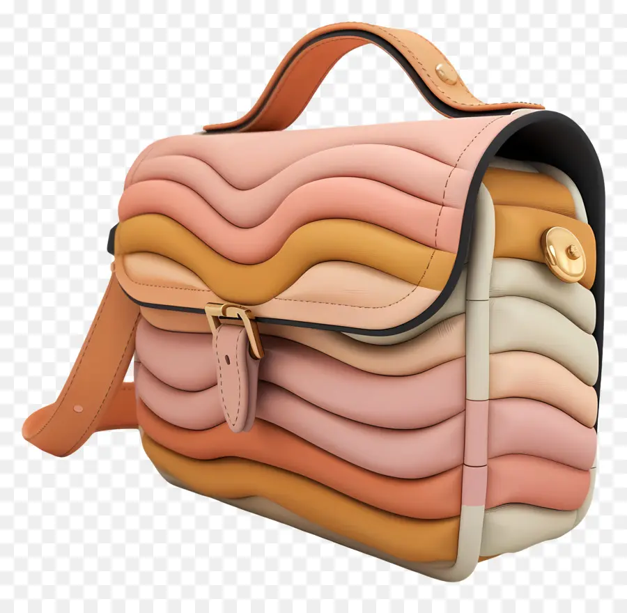 Saco Crossbody，Bolsa Multicolorida PNG