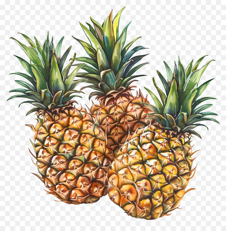 Pineapples，Abacaxi PNG