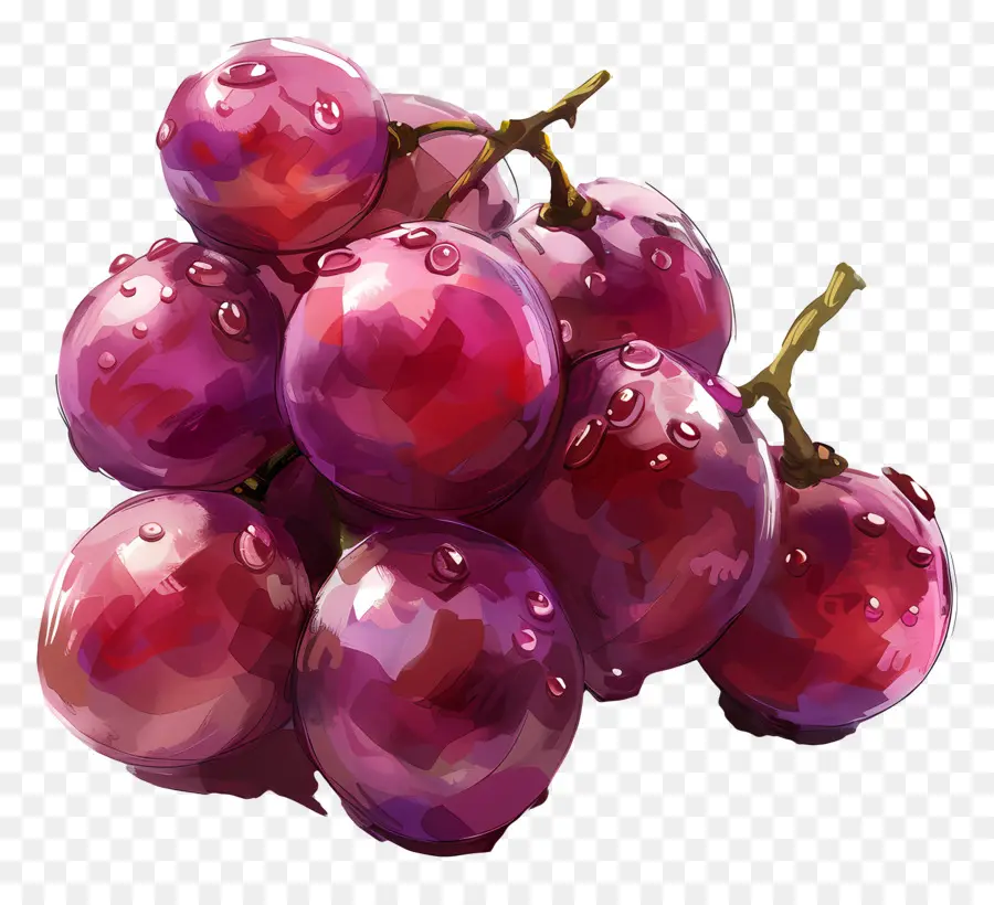 As Uvas Vermelhas，Uvas Secas PNG