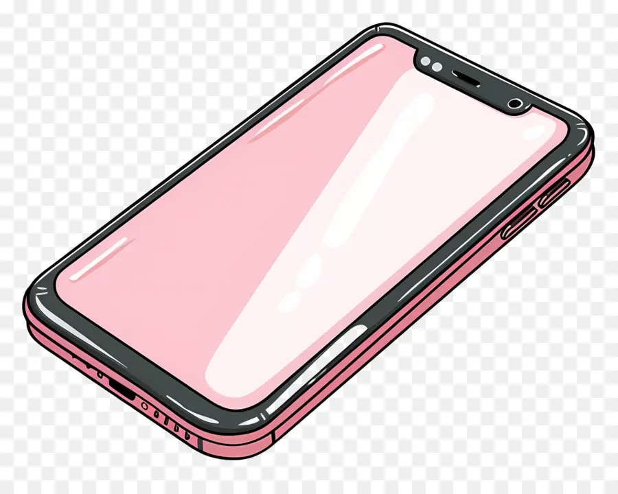 Smartphone，Cor De Rosa PNG