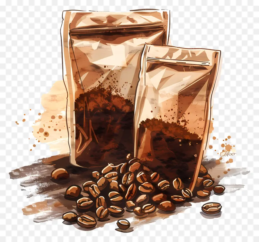 Café Pack，Beans PNG