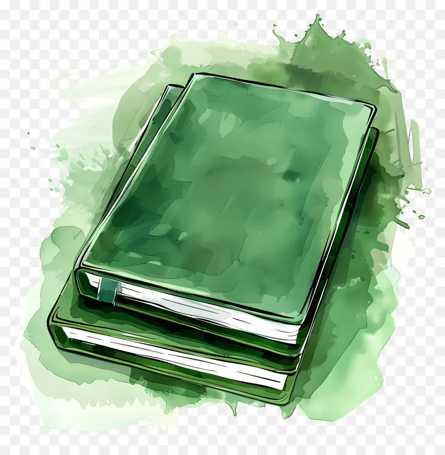 Cadernos Verdes，Livro Danificado Pela água PNG