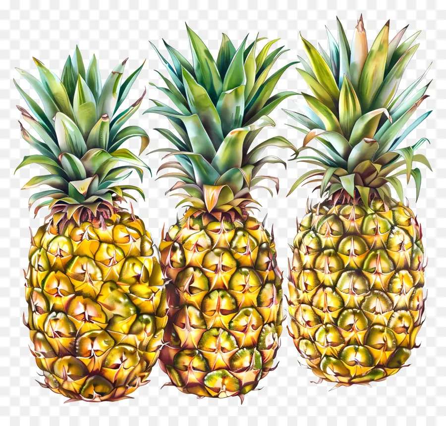 Pineapples，Fruits PNG