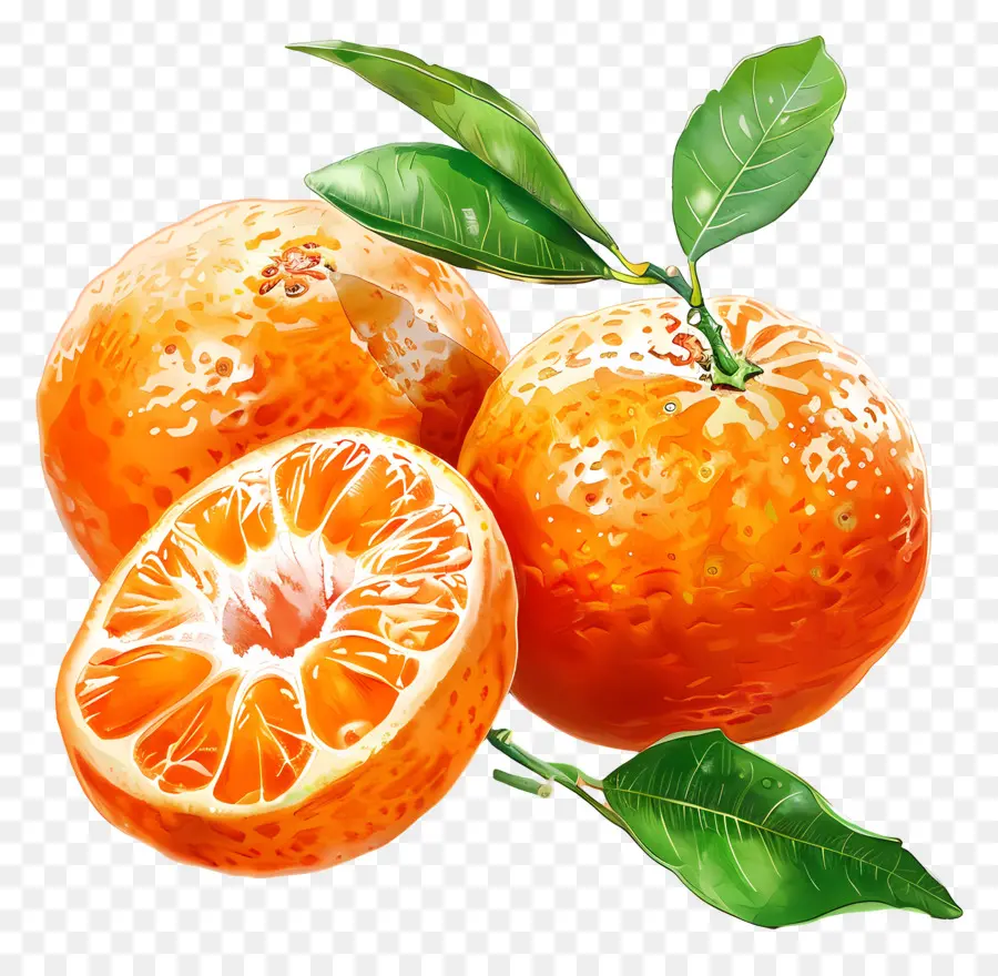 Clementinas，Laranja PNG