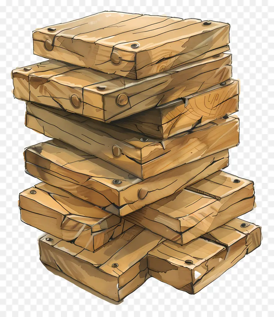 Jenga，Pranchas De Madeira PNG