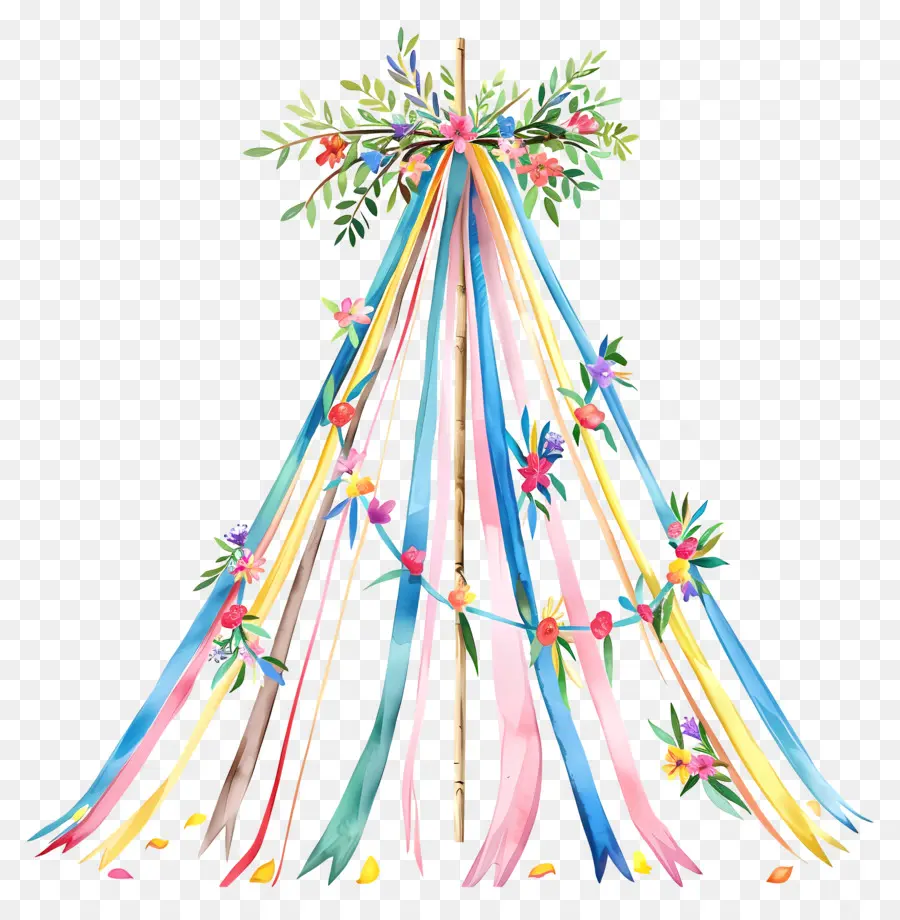 Maypole，Tenda De Madeira PNG