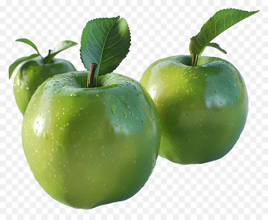 Apples Da Granny Smith，Maçãs Verdes PNG