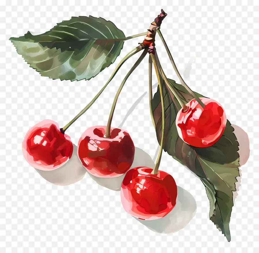 Cerejas Maraschino，Cerejas PNG