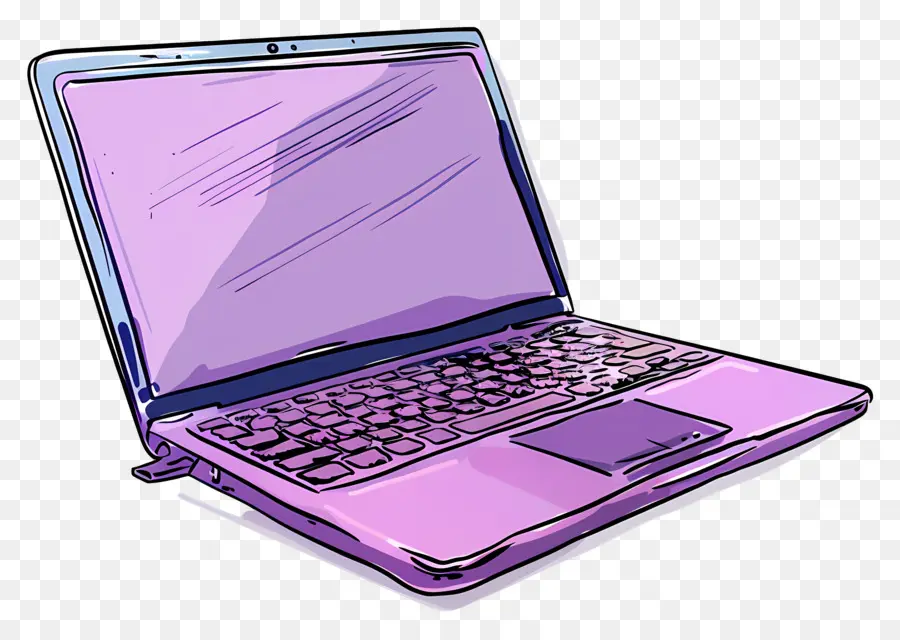 Laptop，Cor De Rosa Do Portátil PNG