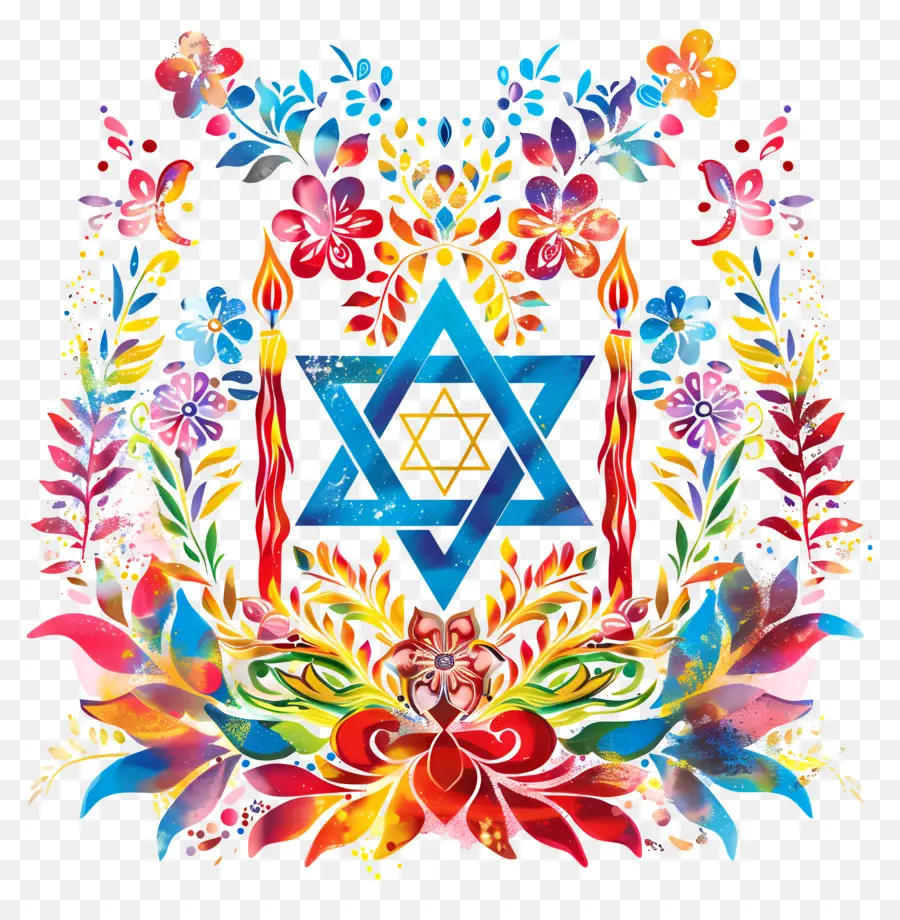 Shavuot，Menorah PNG