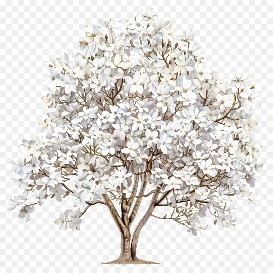 Dogwood Tree，árvore Branca PNG