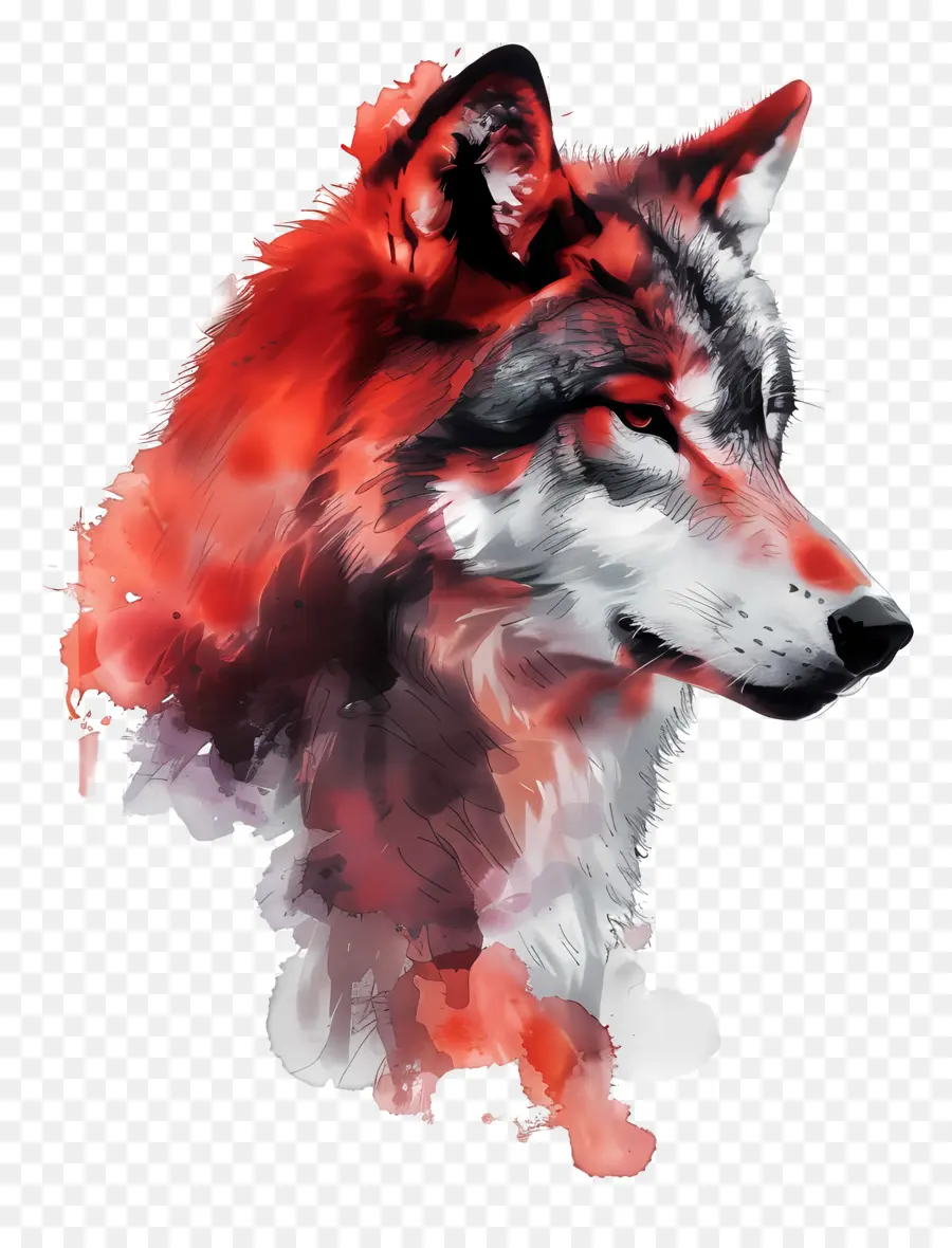 Lobo，Pele Vermelha PNG