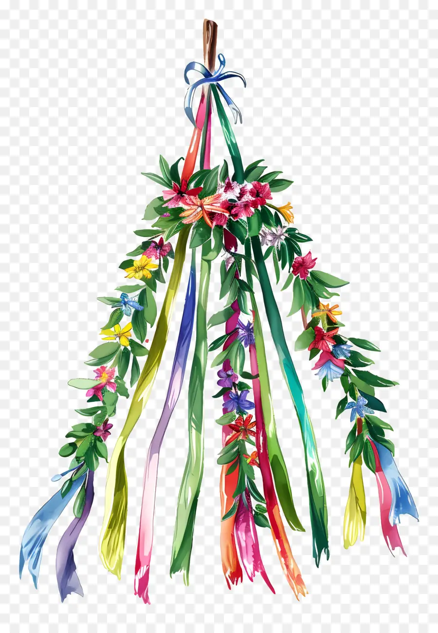 Maypole，Flor Coroa De Flores PNG