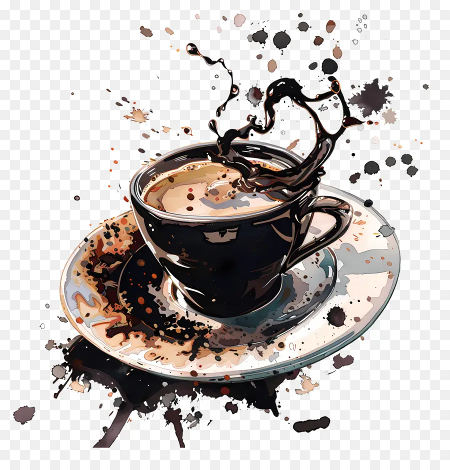 Café，A Arte Abstrata PNG