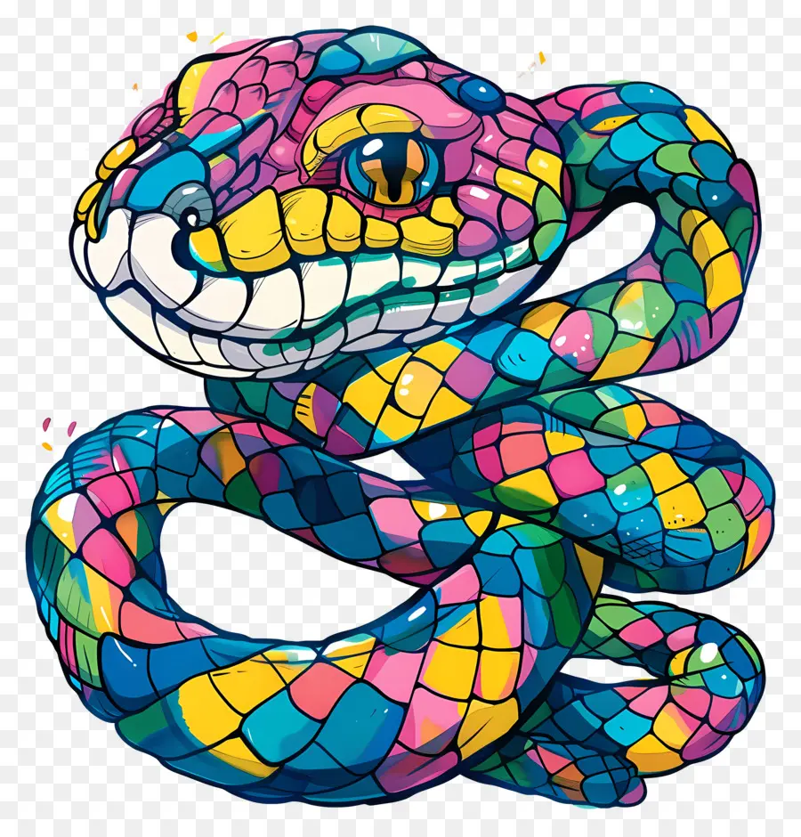 Cobra，Colorido PNG
