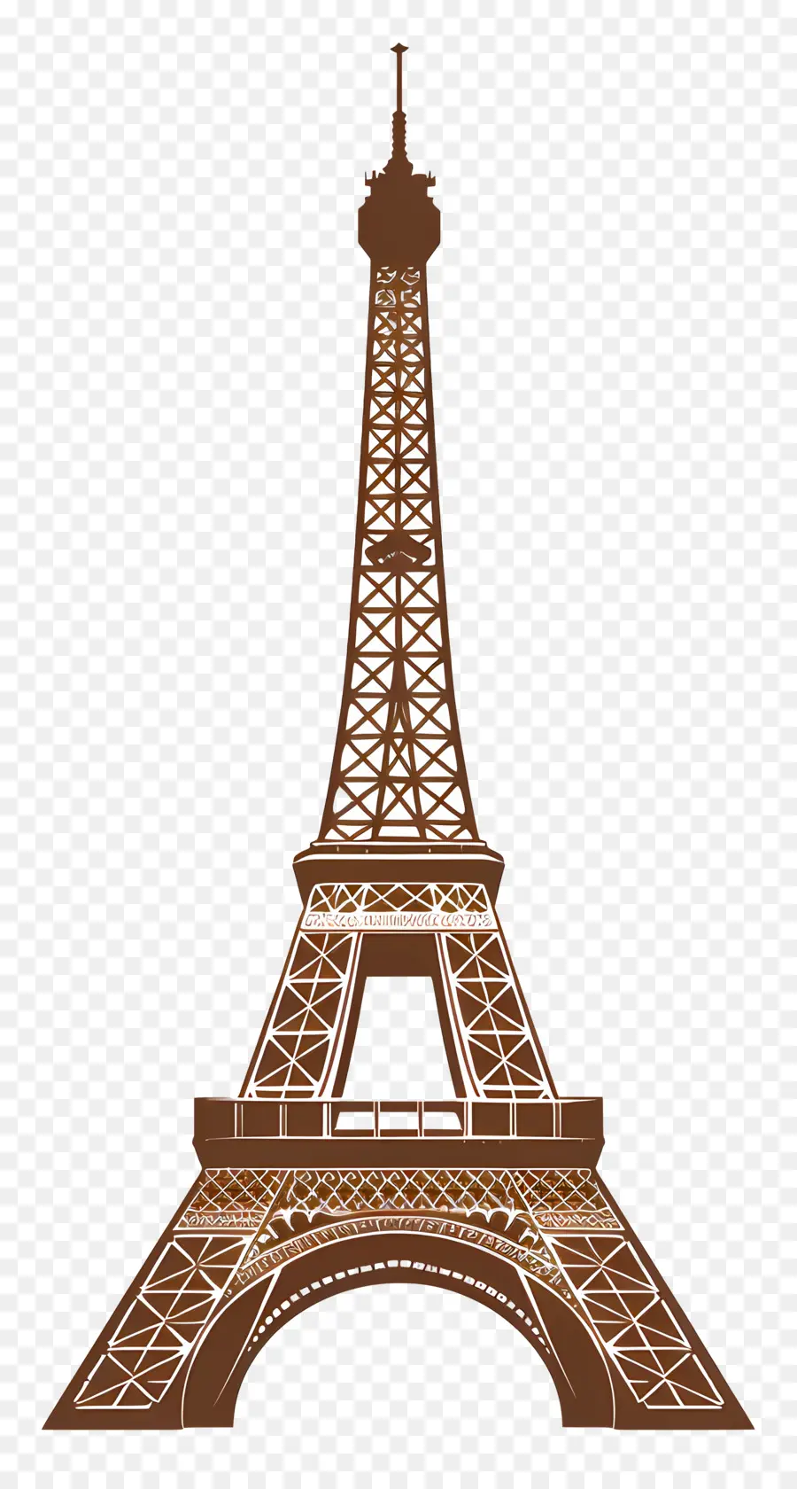 A Torre Eiffel A Silhueta，Torre Eiffel PNG