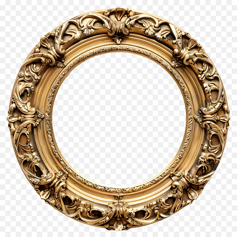 Ouro Photo Frame，Moldura De Ouro PNG