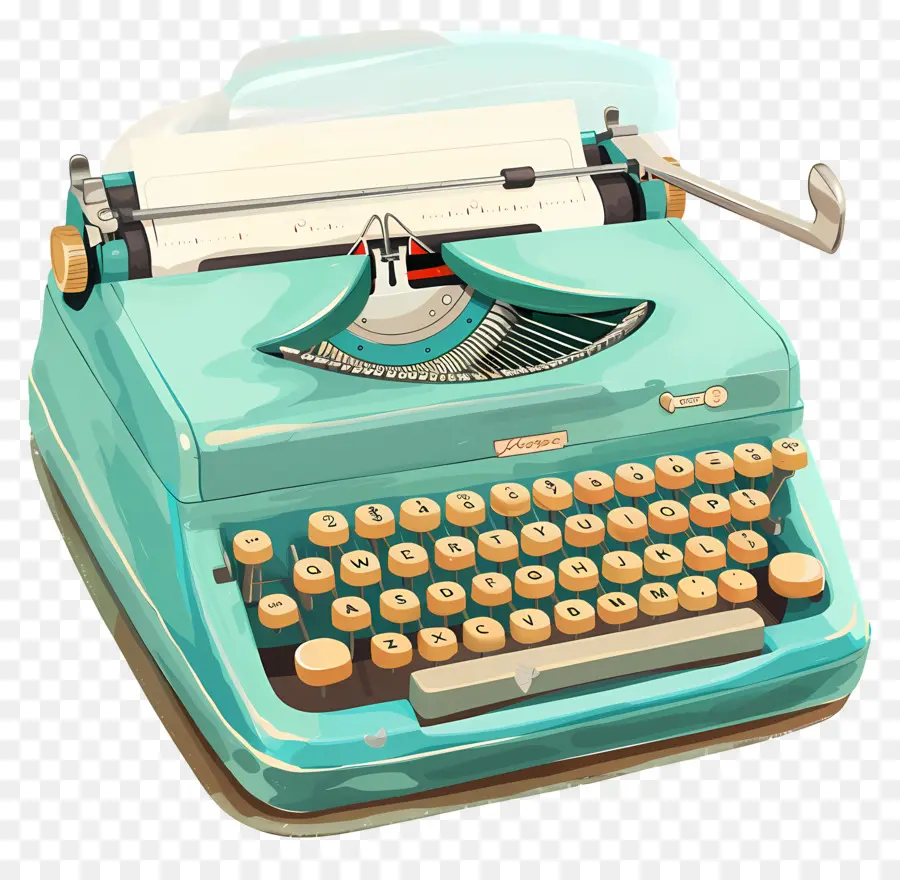 Máquina De Escrever，Máquina De Escrever Vintage PNG