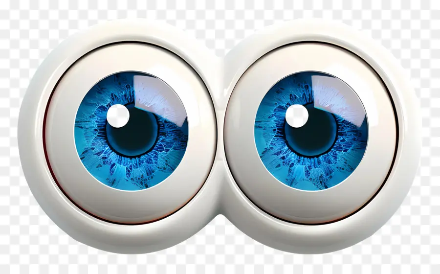 Googly Dos Olhos，Olhos Azuis PNG