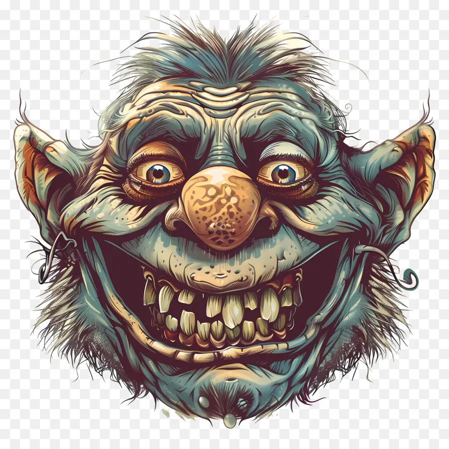 Troll Face，Goblin PNG