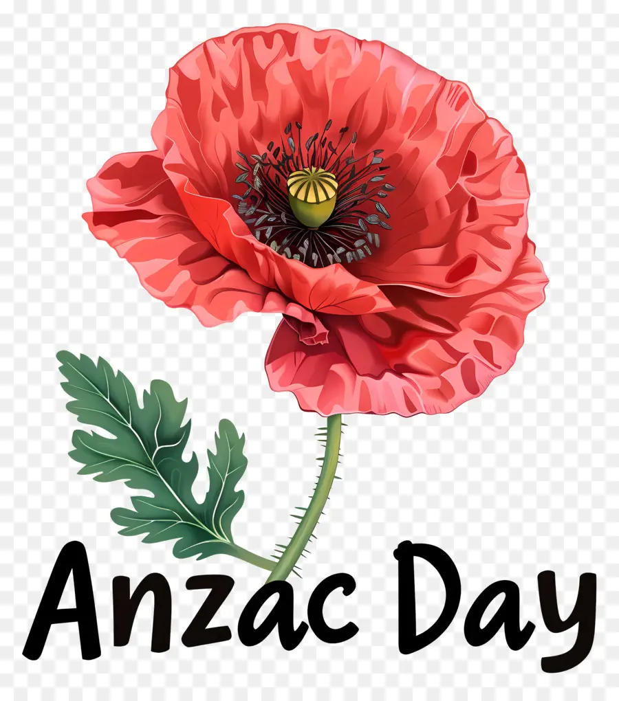 O Dia De Anzac，Flor De Papoula PNG