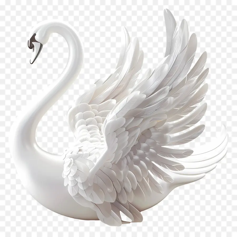 Swan，Swan Escultura PNG