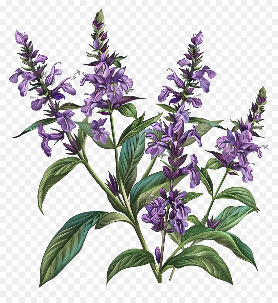 Salvia，Lavanda PNG