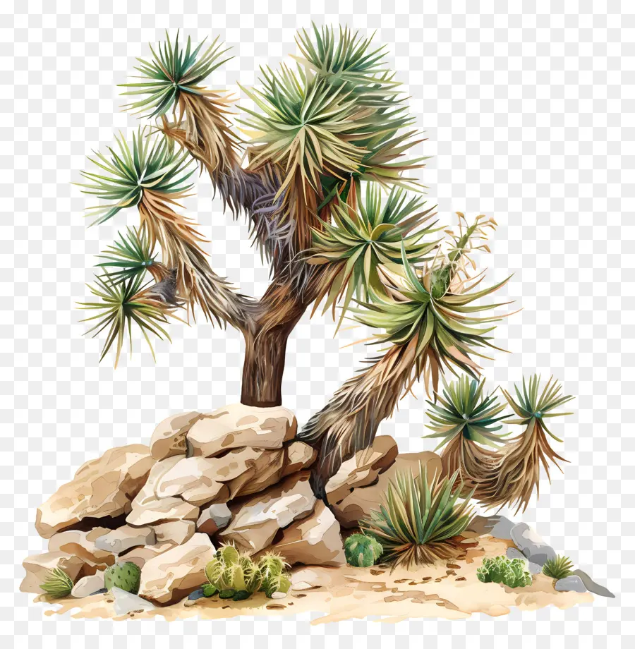 Yucca，Joshua Tree PNG