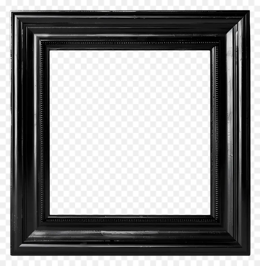 Preto Photo Frame，Moldura Em Preto PNG