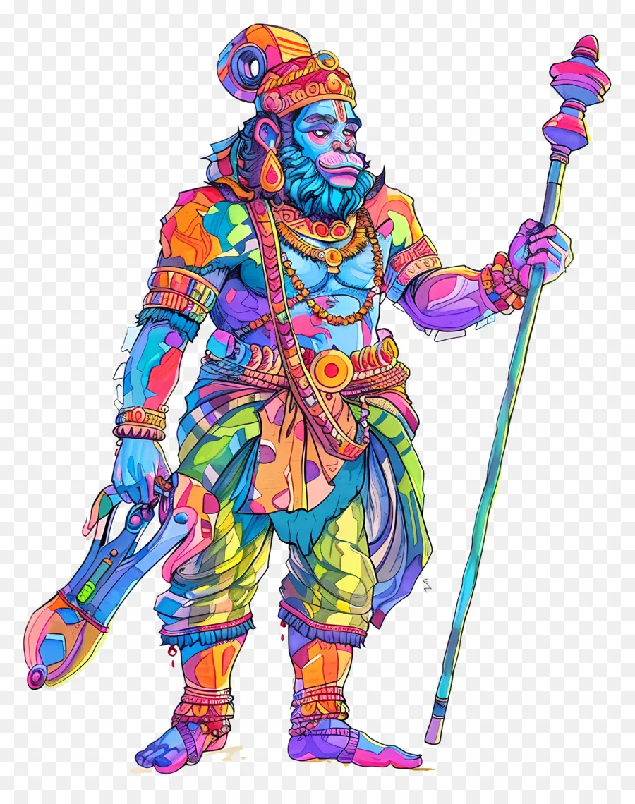 Hanuman，Digital Art PNG