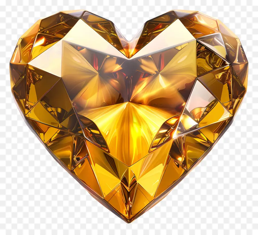 Preciosos，Coração Em Forma De Diamante PNG