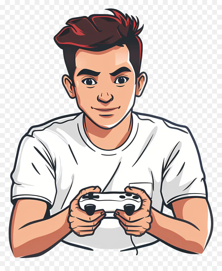 Jogando，Menino Com Controlador PNG