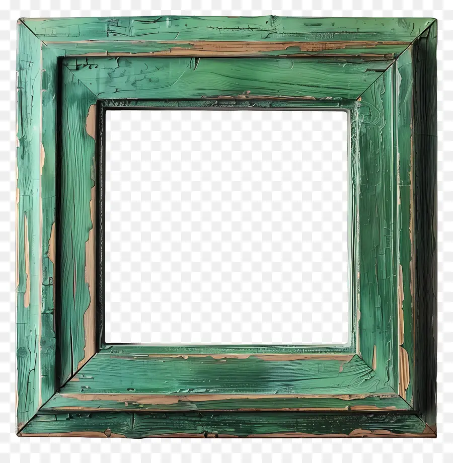 Verde Photo Frame，A Tinta Verde PNG