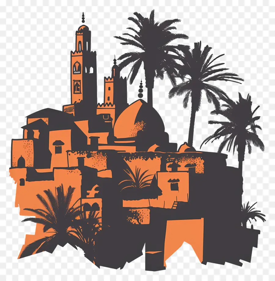 Marrakesh，Cidade árabe Antiga PNG