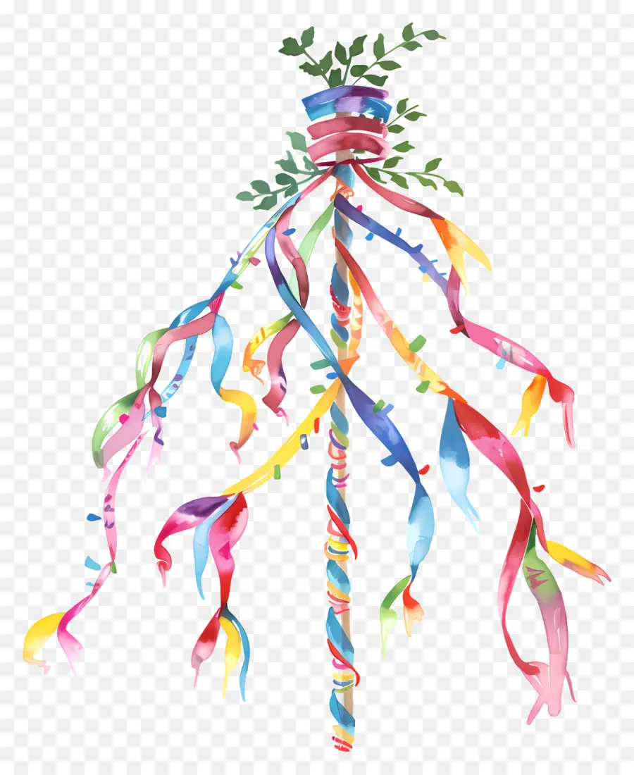 Maypole，árvore PNG