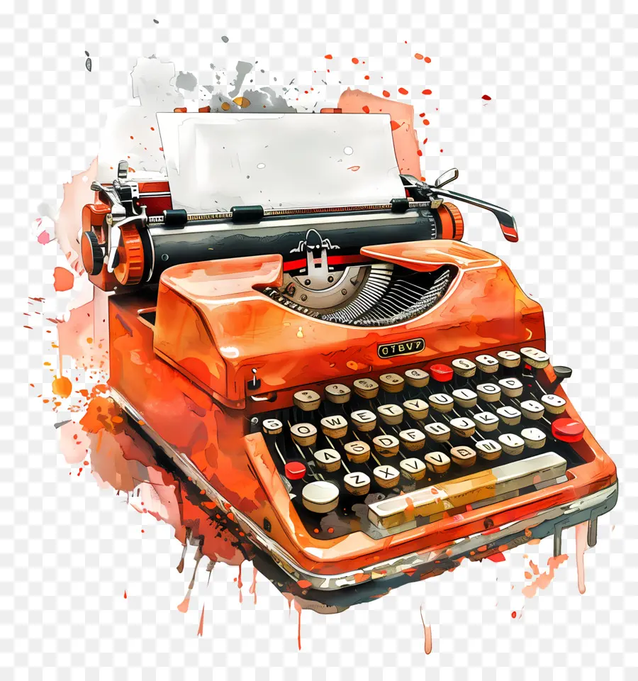 Máquina De Escrever，Máquina De Escrever Vintage PNG