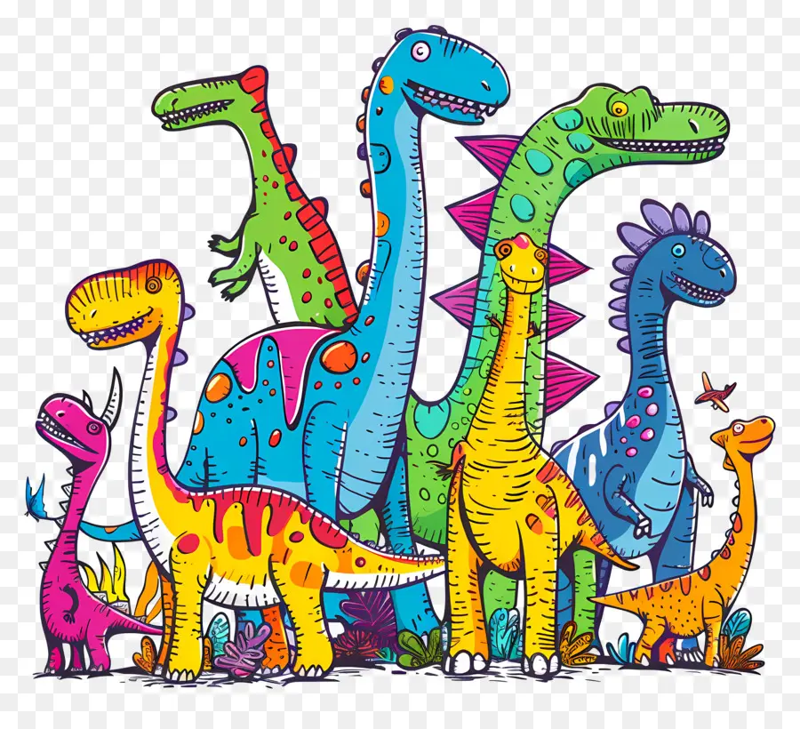 Dinossauros，Cartoon Dinossauros PNG