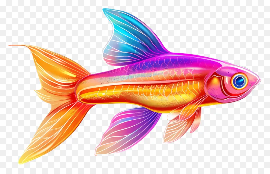 Glofish，Peixinho PNG